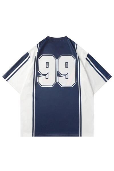 Lacivert Hello Kitty Baseball Forma Unisex T-shirt