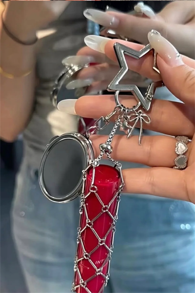 Lip Gloss Aynalı Çanta Charmı
