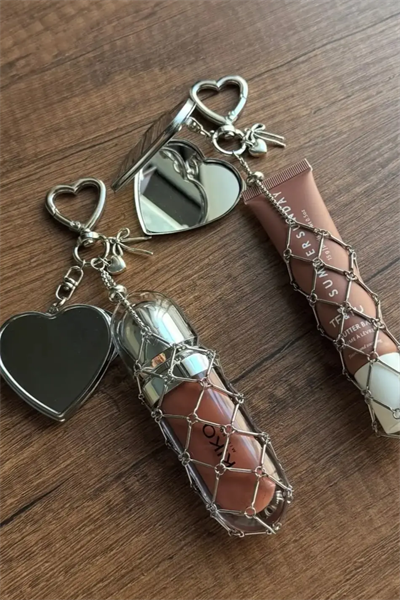 Lip Gloss Aynalı Çanta Charmı