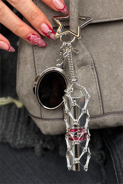 Lip Gloss Aynalı Çanta Charmı