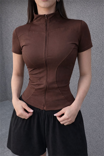 Merso Fermuarlı Y2K Sports Blouse