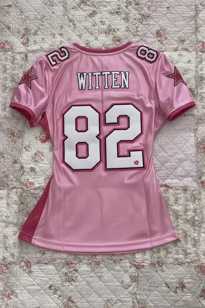 Pembe Dallas Cowboys 82 Jason Witten NFL Forma