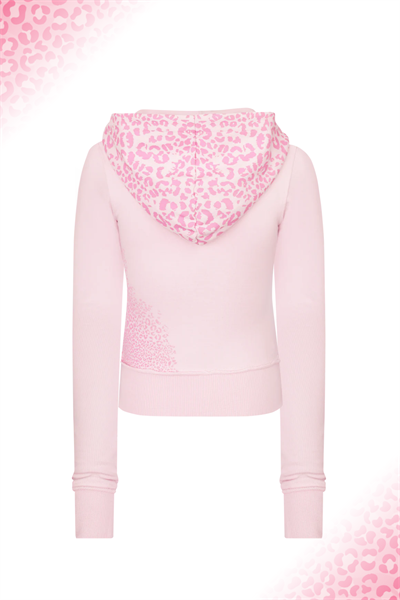 Pembe Vintage Y2K Leopar Takım