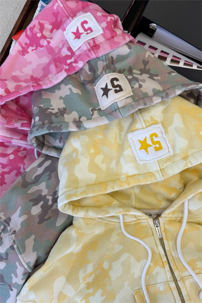 Pink Fivestar Camo Baggy Şort Takım (3 iplik)