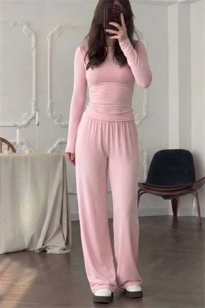 Pink Supra Basic Tracksuit