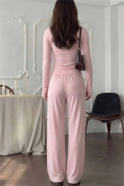 Pink Supra Basic Tracksuit