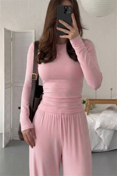 Pink Supra Basic Tracksuit