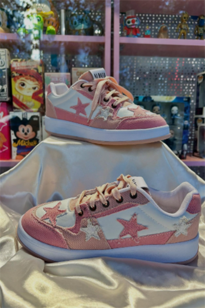 Pink Viral Stars Y2K Ayakkabı
