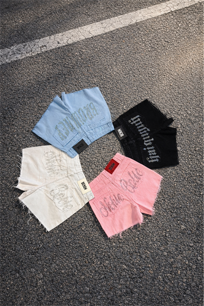 Rhinestone Vintage Mini Y2K Shorts