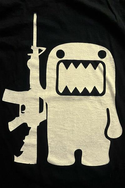 Siyah Domo Kun Gun Y2K Unisex T-Shirt