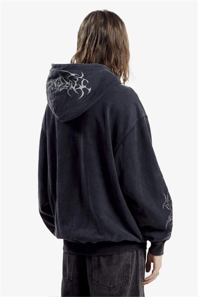 Siyah Gothic Castle Kapüşonlu Unisex Hırka