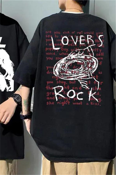 Siyah Tv Girl Lovers Rock Unisex Tişört