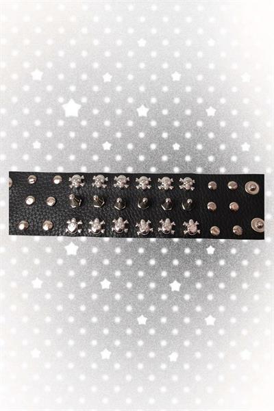Skull Spikes Y2K Bracelet