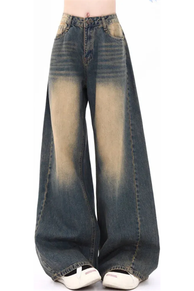 Superbaggy Tint Yıkamalı Sarı Y2K Jean