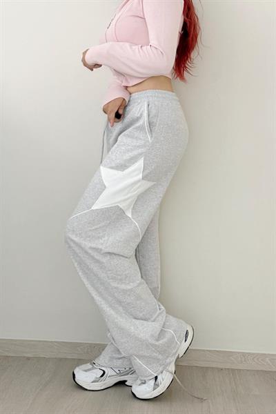 White Star Grey Oversize Eşofman