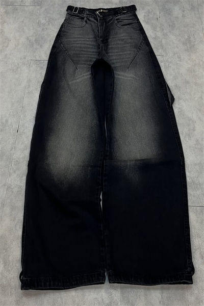 White Stinger Superbaggy Tokalı Siyah Jean