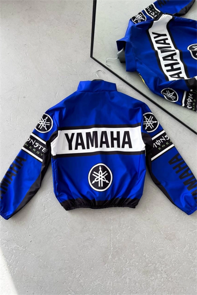 YAMAHA Baskılı Fermuarlı Paraşüt Ceket