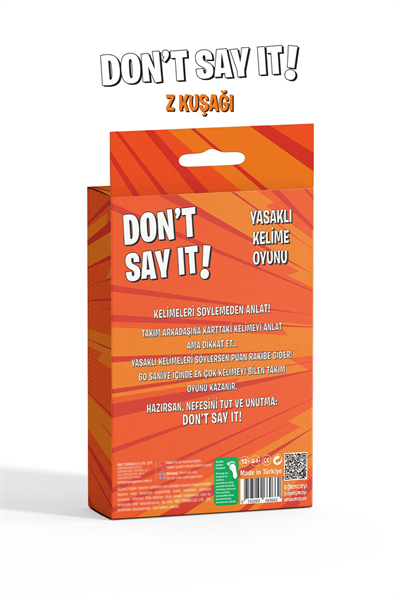 Z Kuşağı - Dont Say It! | Yasaklı Kelime Oyunu