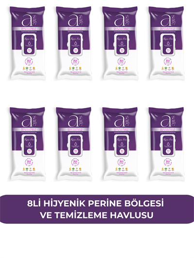 A-Safe Hijyenik Perine Ve Vücut Temizleme Havlusu x 8 adet