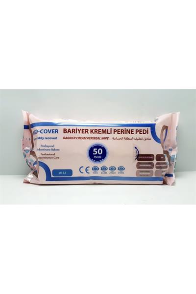 Bariyer Kremli Perine Bölgesi Temizleme Pedi/mendili 50li - 8 Adet
