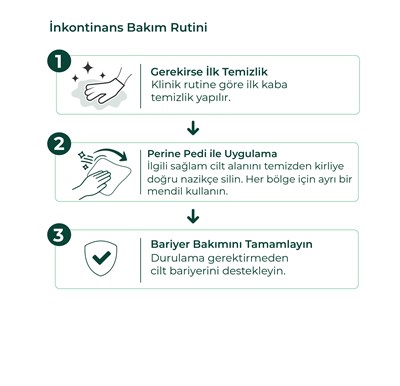 Bariyer Kremli Perine Bölgesi Temizleme Pedi/mendili 50li - 8 Adet