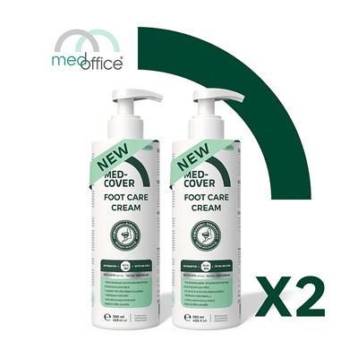 MED-COVER Ayak Bakım Kremi x 2 adet– Uyumlu & Hassas Ciltlere Özel (%10 Üre, Shea Butter, Beeswax