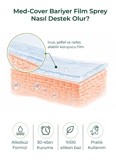 Med-cover Bariyer Film Sprey 30 ml x 3 adet