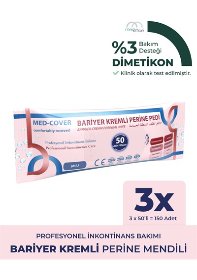 Med-Cover Bariyer Kremli Perine Pedi 50li - 3 Adet