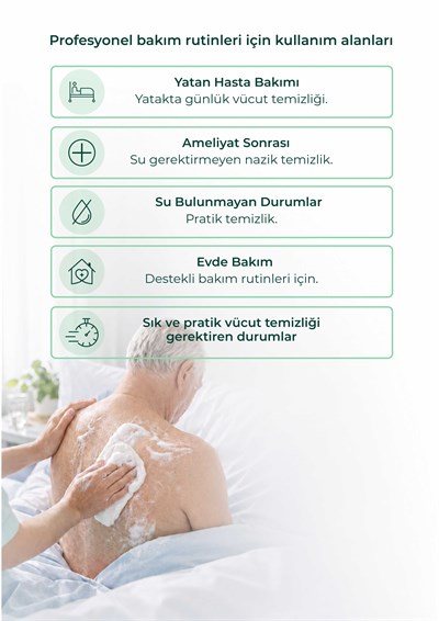 MED-COVER Vücut Temizleme Köpüğü Aerosol 400 ml x 2 adet