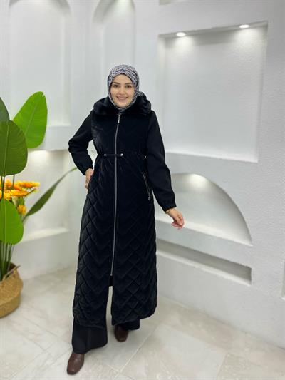 Aksel Şişme Mont | Siyah 