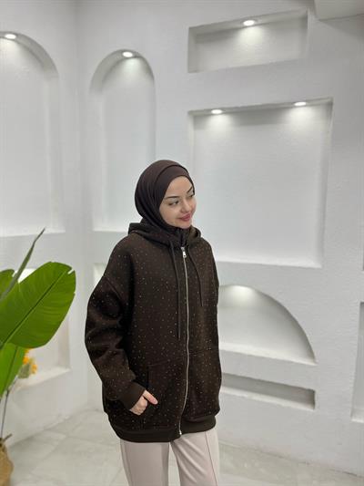 Yıldız Hırka | Kahverengi