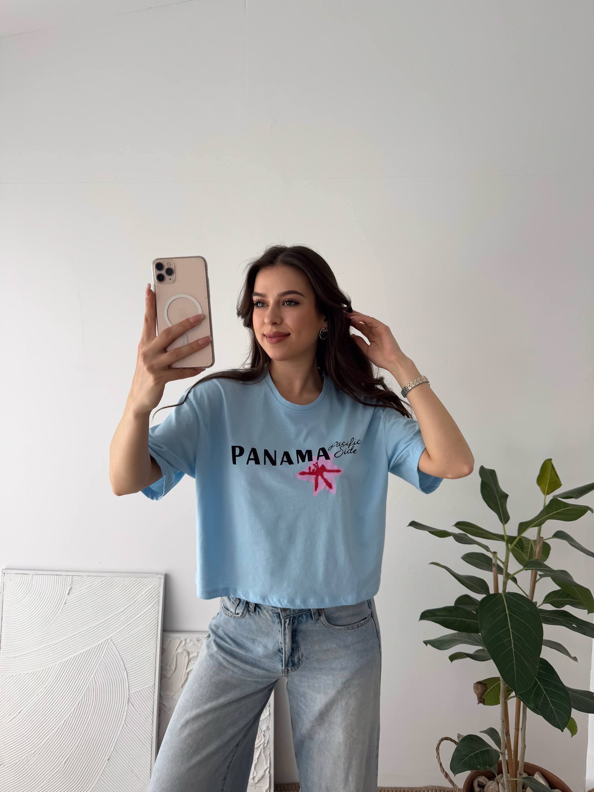 PANAMA MAVİ TŞİRT