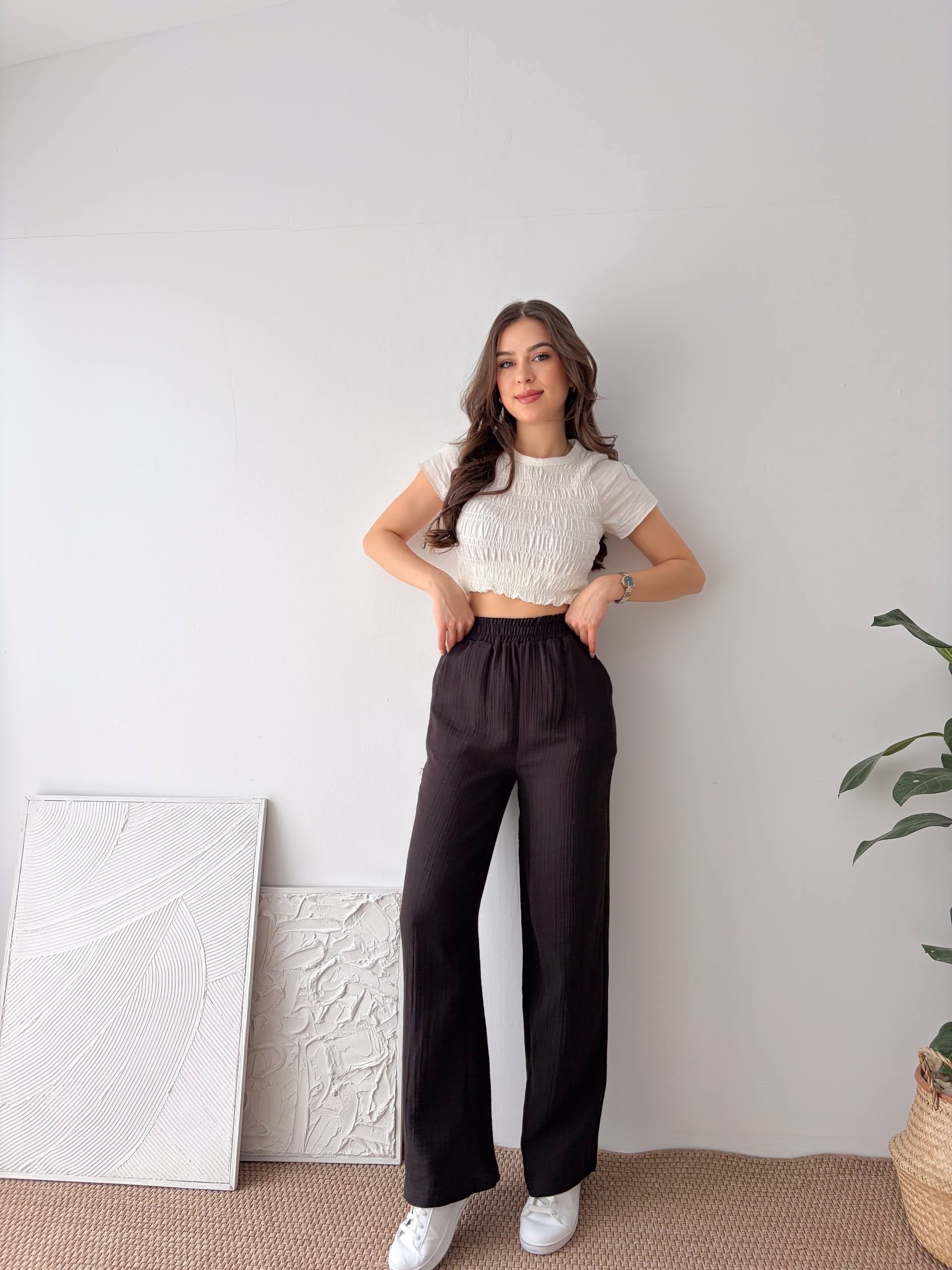 SİYAH MÜSLİM PANTALON