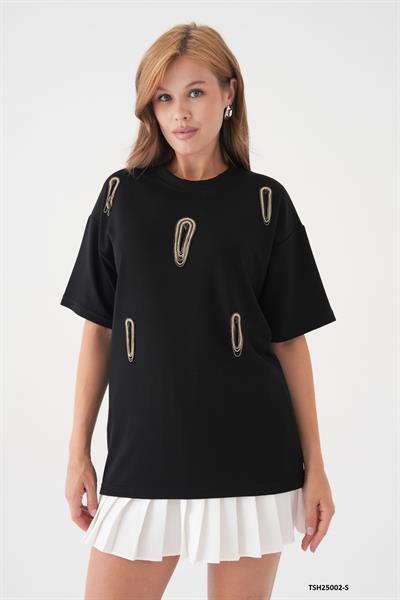 Basıc Modal Oval Sallantılı T-Shırt