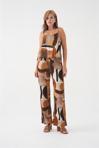 Desenli Gabardin 2 Li Set