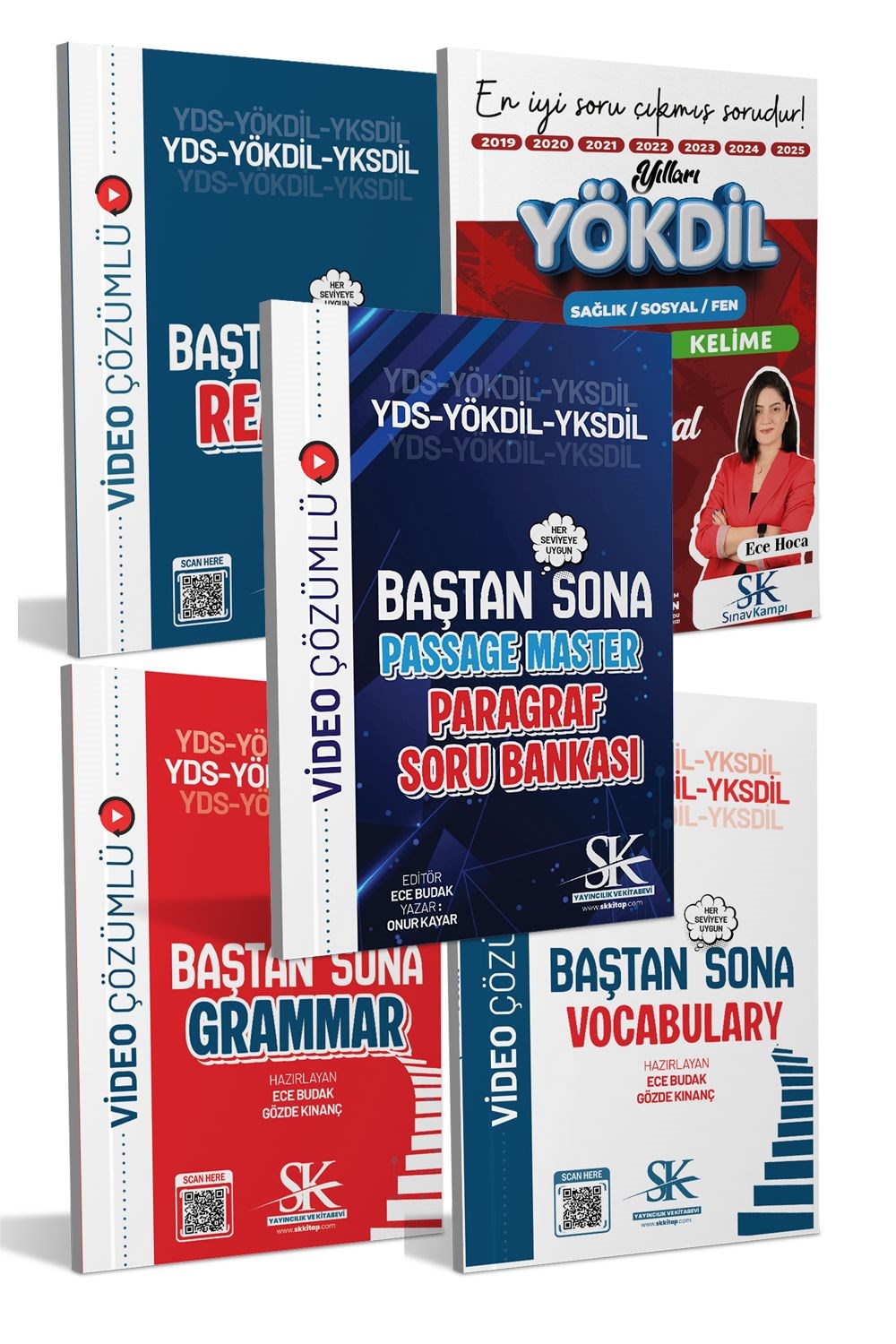 CK-FMS  Study Course DVDセット Baştan Sona Sınav Hazırlık Seti (5'li Dev Paket) | YDS, YÖKDİL