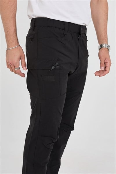 Defense32 Tactical Su İtici Terletmez Likralı Mevsimlik Pantolon - Siyah