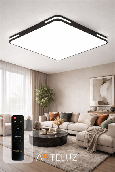 KARE MODEL MODERN PLAFONYER AVİZE (70X70 CM)