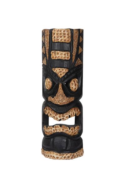 Dekoratif Duvar Objesi Ahşap Kötü Ruhları Uzaklaştıran Maske