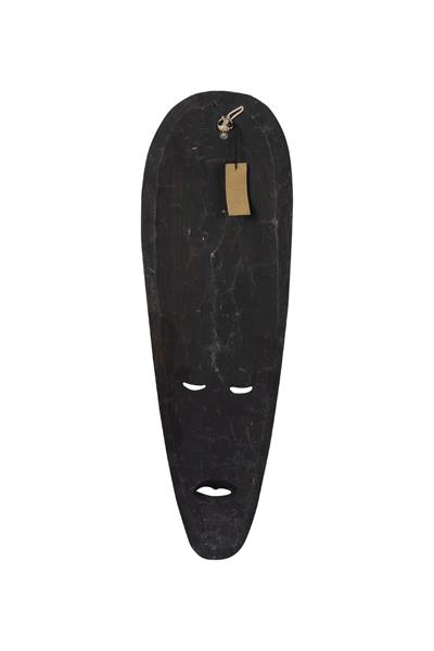 Dekoratif Duvar Objesi Ahşap Kötü Ruhları Uzaklaştıran Maske