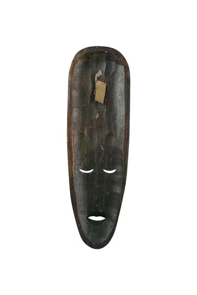 Dekoratif Duvar Objesi Ahşap Kötü Ruhları Uzaklaştıran Maske