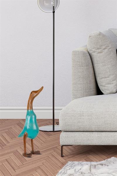 Dekoratif Hayvan Figürü Ahşap El Oyması Ördek