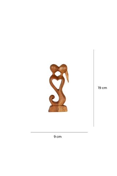 Ev & Ofis Dekoru Hediyelik Ağaç Oyma 19 cm x 10 cm