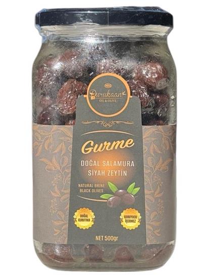 Doğal Salamura Siyah Zeytin XL 500gr