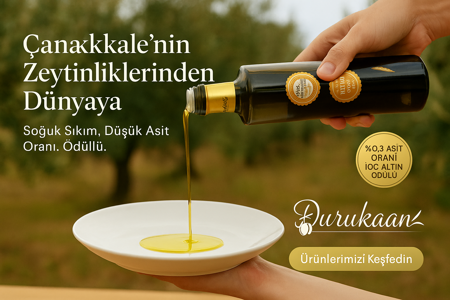 🌿 Neden Durukaan Zeytinyağları?
