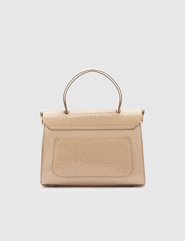 Aalst Glossy Cream Women's Handbag