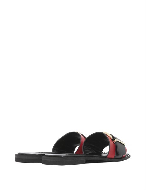 Abella Women's Slipper Red Leather