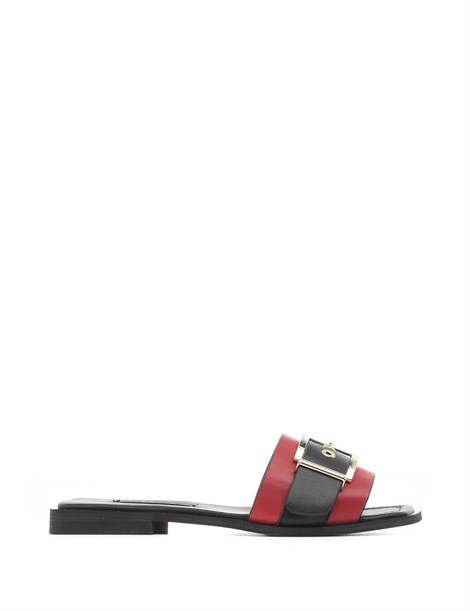 Abella Women's Slipper Red Leather
