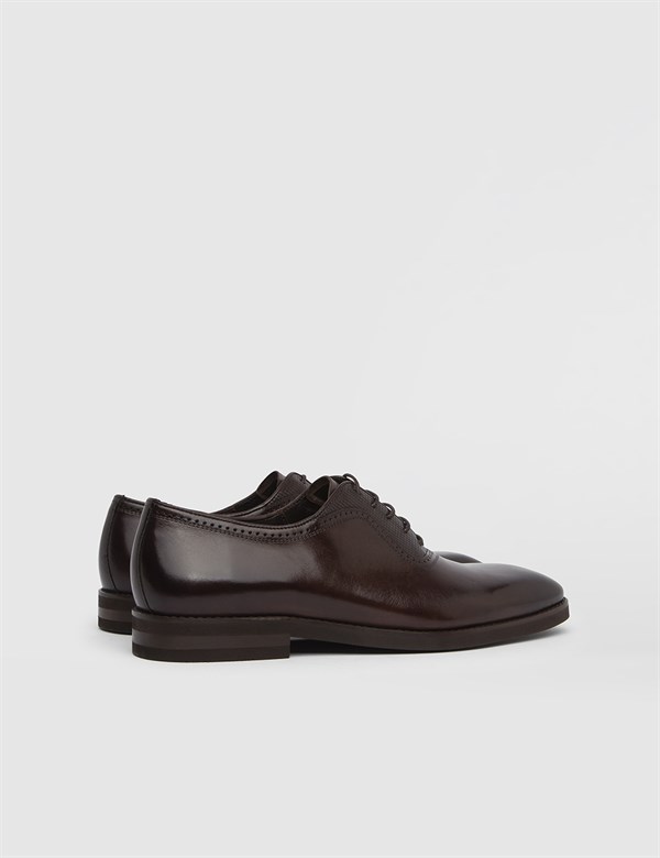 Abies Antique Brown Leather Men's Classic Shoe