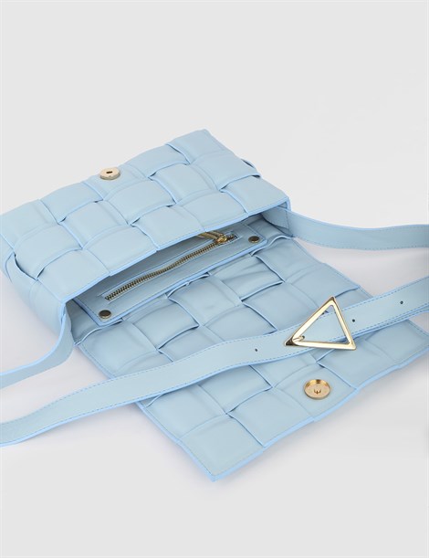 Adelio Light Blue Women's Shoulder Bag